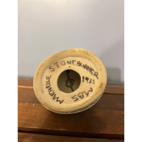 Vintage Porcelain Figurine 3 Blue & White Puppies In Basket‎ With Flowers 3" - Picture 7 of 9